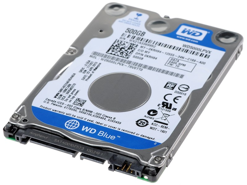 Жесткие диски 2.5d от250-750gb