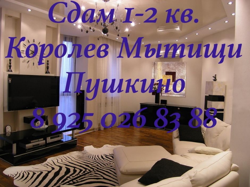 Сдается 1-я квартира в г.Ивантеевка на ул.Бережок д.7