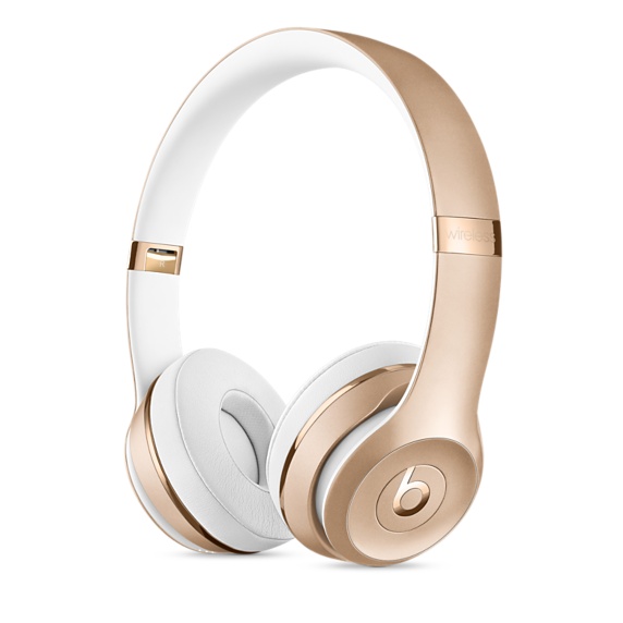 Беспроводные накладные наушники Beats Solo3, золотой цвет