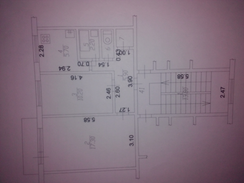 ПРОДАЮ ГМР 2-к квартира, 44 м2, 45 эт.