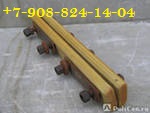 Материалы ВСП. Изолирующая накладка стыка АпАТэК Р 50,Р 65. цп450, цп478, цп481