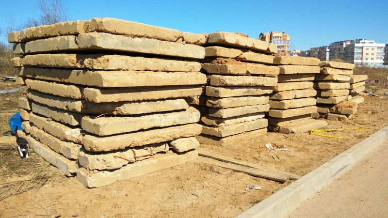 Плита дорожная 1,75*3,00 и 1,20*3,60 бу.
