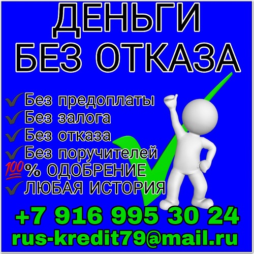 Деньги в долг от частного инвестора в день обращения.