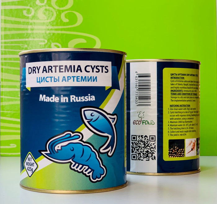 Сухие цисты артемии