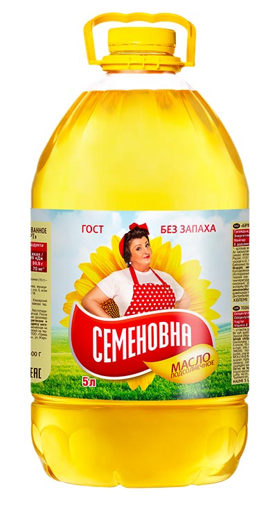 Подсолнечное масло Семеновна ОПТ от производителя.