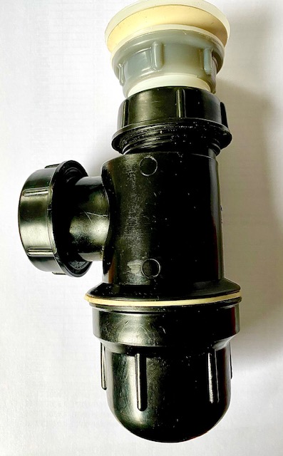 Сифон для раковины черный