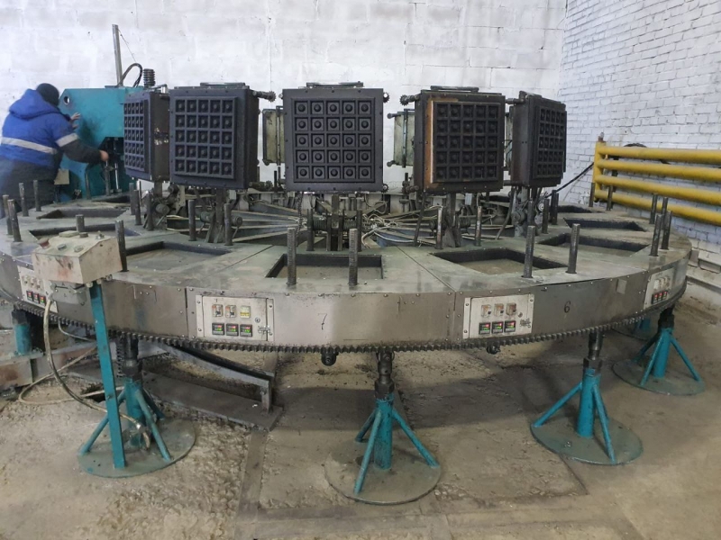 Продается линия для производства плитки методом горячего прессования SAGAMA TORO